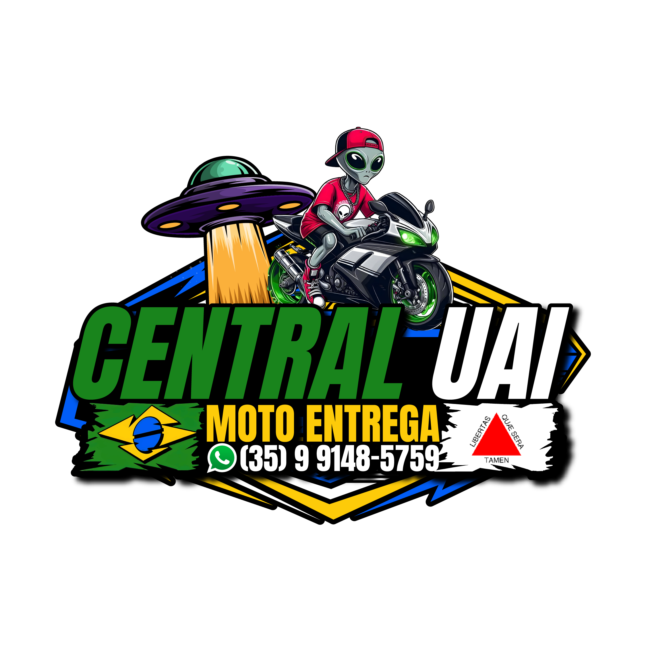 Central Uai Moto Entrega Logo